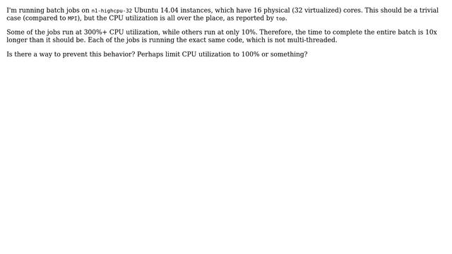 How to limit Google Compute Engine CPU utilization to 100%? смотреть онлайн