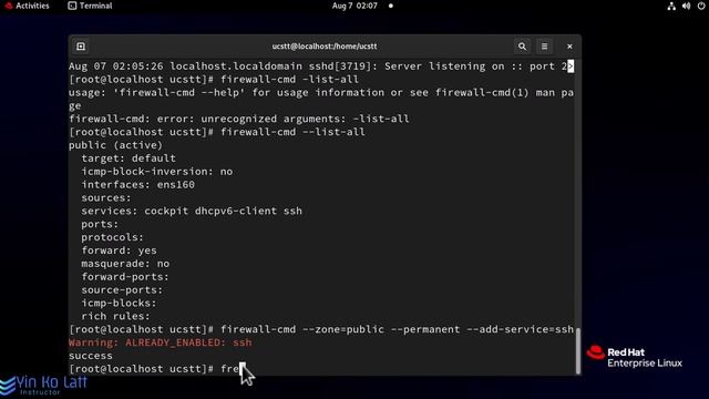 SSH server installation and configuration (1) in Red Hat Linux 9 смотреть онлайн