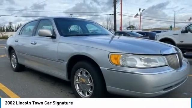 2002 Lincoln Town Car Lynwood WA 31570 смотреть онлайн