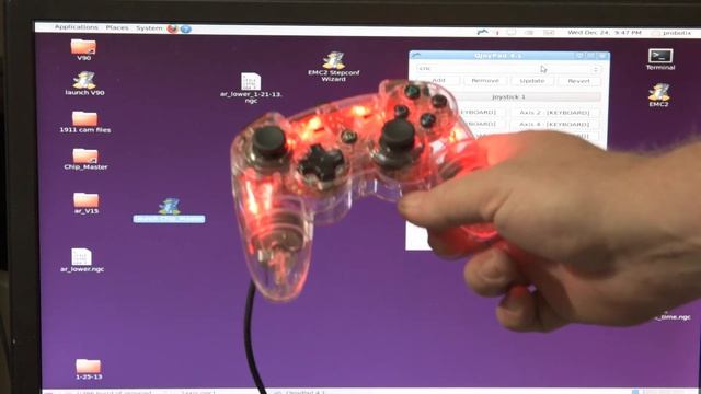 LinuxCNC Game controller pendant смотреть онлайн