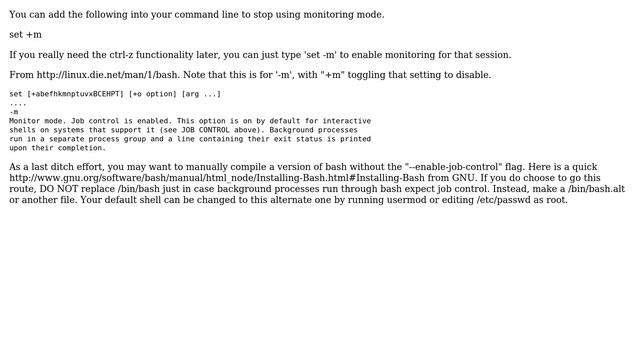 Unix & Linux: disabling job control in bash (CTRL-Z) (4 Solutions!!) смотреть онлайн