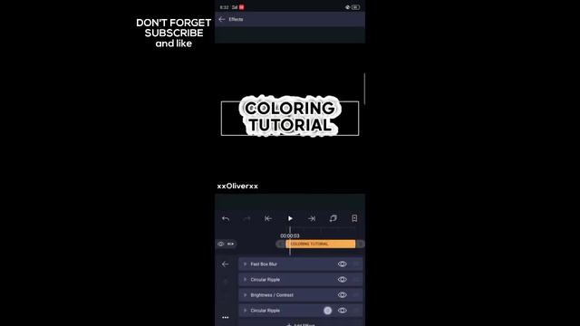 Alight motion tutorial /video star coloring inspired/ смотреть онлайн