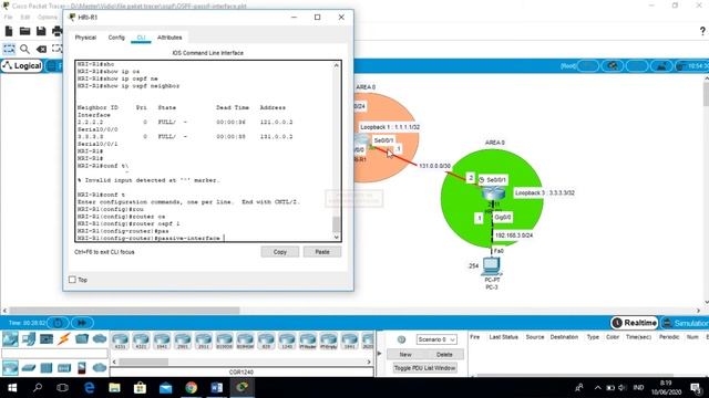ospf passive interface configuration | Debugging Hello Packet смотреть онлайн