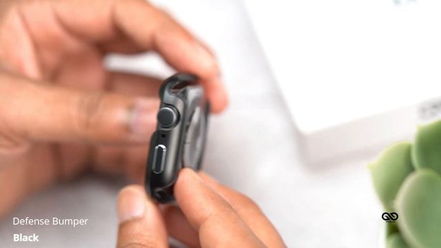 Black Defense Bumper For Apple Watch 38/40/41/42/44/45 mm смотреть онлайн