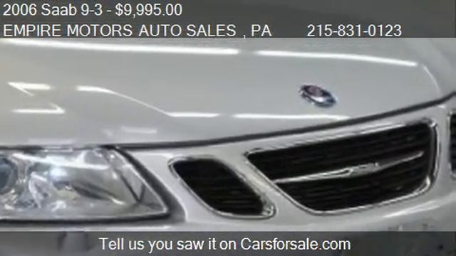 2006 Saab 9-3 2.0T Wagon For Sale In Philadelphia, PA 19124