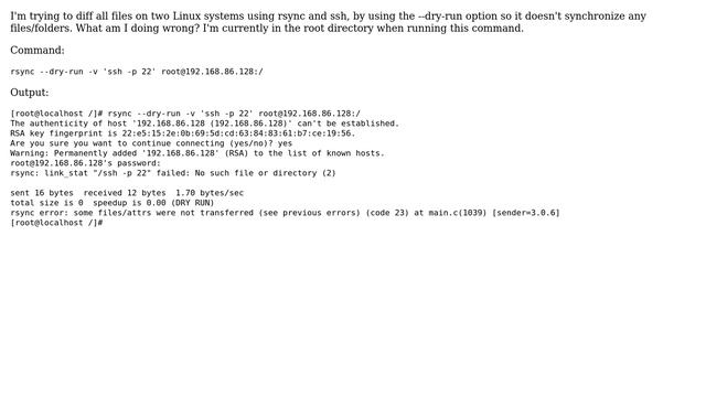 Recursively compare root directory on Linux system A to root directory on Linux system B смотреть онлайн