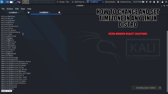 How to Change And Set Timezone In Any Linux Distro смотреть онлайн