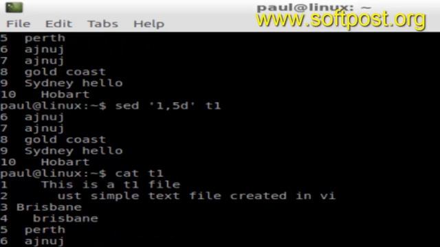 How to delete specific lines in a file in CentOS смотреть онлайн