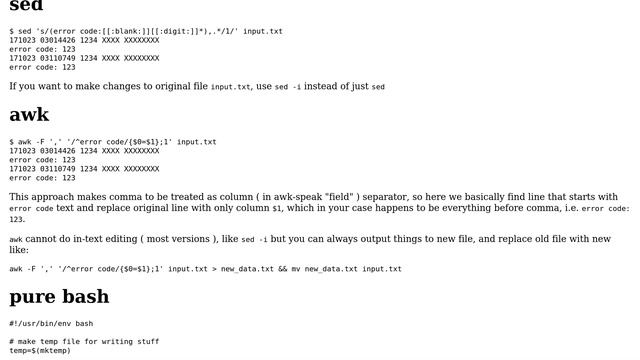 Ubuntu: How to cut text from a file and write the changes to the same file? (3 Solutions!!) смотреть онлайн