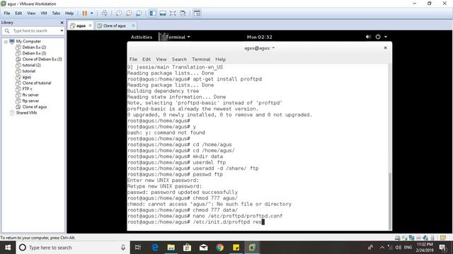 TUTORIAL FTP DEBIAN смотреть онлайн