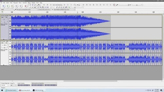 How to mix/blend songs in Audacity. смотреть онлайн