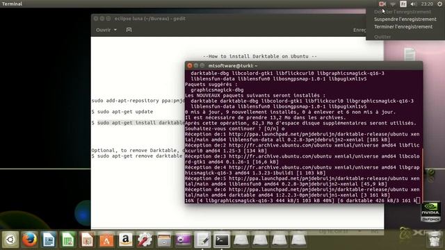 How to install DarkTable on Ubuntu 15,16 смотреть онлайн