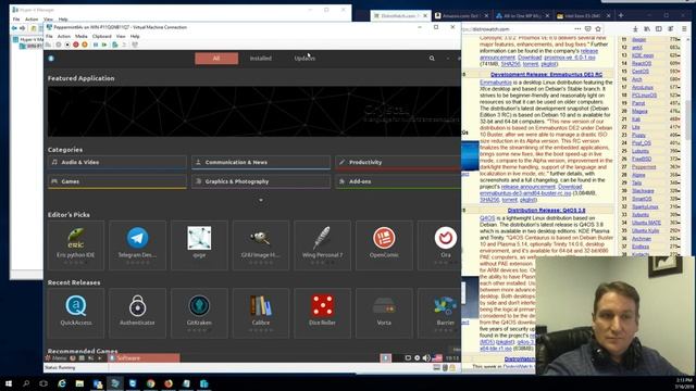 Linux Peppermint in Hyper-V смотреть онлайн