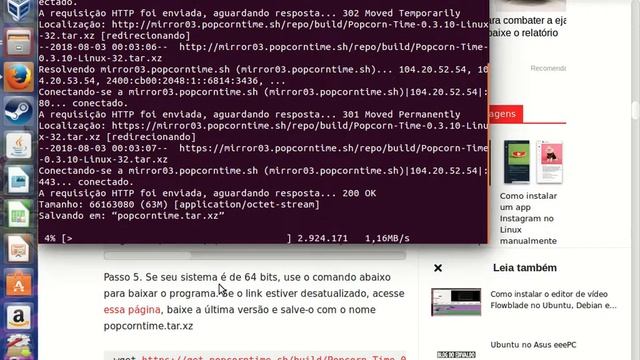 Tentando Instalar o PopCorn Time смотреть онлайн