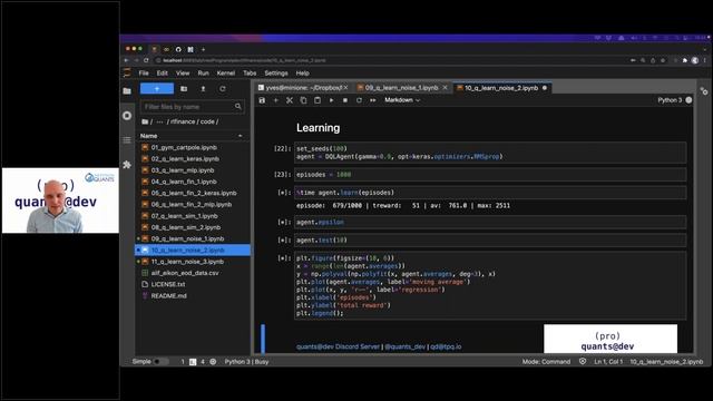 [QUANTS@DEV] Reinforcement Learning in Finance 05 смотреть онлайн