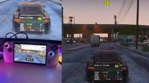 Grand theft Auto V  Performance test on Asus Rog Ally Ryzen z1 extreme