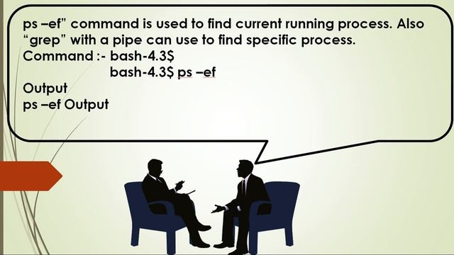 What is the command to find the currently running process in Unix Server смотреть онлайн