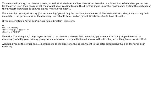 Unix & Linux: Make subdirectory world writable even if parent folder is not (2 Solutions!!) смотреть онлайн
