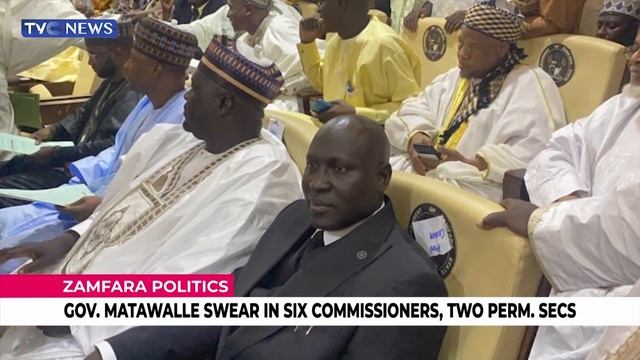[WATCH] Gov. Matawalle swear in Six Commissioner, Two Perm Secs смотреть онлайн