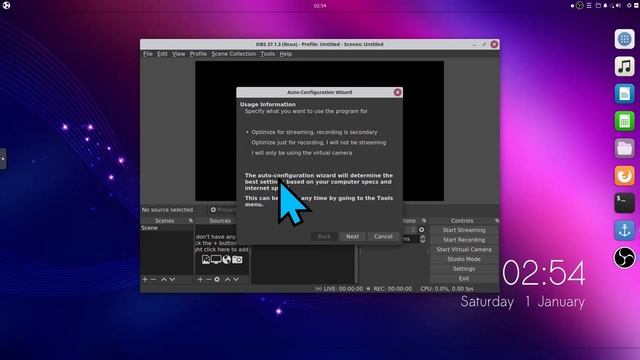 How to Record Your Screen on Linux under 2 Minutes using OBS studio смотреть онлайн