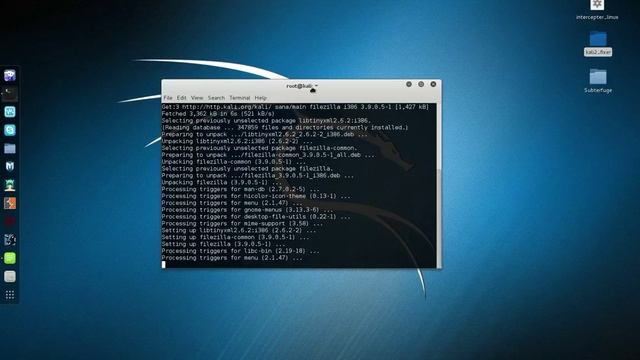 Kali Linux 2 0 Install FileZilla смотреть онлайн