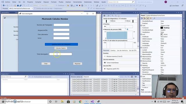 windows form c#, calculando nomina de un empleado #26 смотреть онлайн
