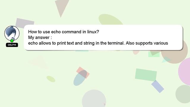 How to use echo command in linux? смотреть онлайн