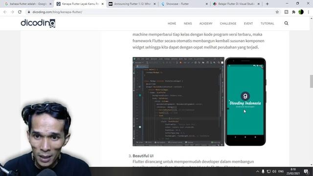 Tutorial Flutter #1 Mengenal Flutter смотреть онлайн