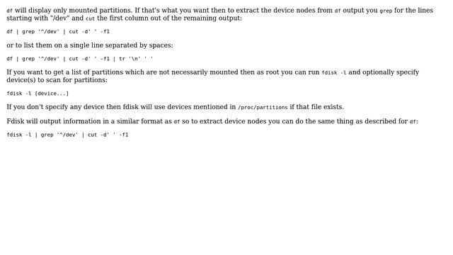 DevOps & SysAdmins: list linux partition names only in bash (8 Solutions!!) смотреть онлайн