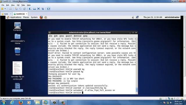 SERVIDOR FTP EN CENTOS смотреть онлайн
