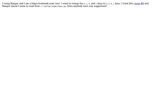 Unix & Linux: Ranger: How to Remap hjkl Keys? смотреть онлайн