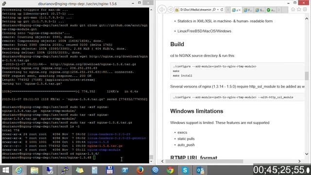 nginx rtmp live streaming смотреть онлайн