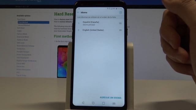 How to Change Language in LG Q7 - Set Up Language for LG Q7 смотреть онлайн