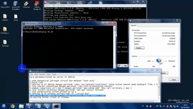 Cara Meremote/Telnet di Debian lewat Host Only смотреть онлайн