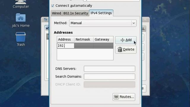 how to set ip address in linux by delcomani - YouTube.flv смотреть онлайн