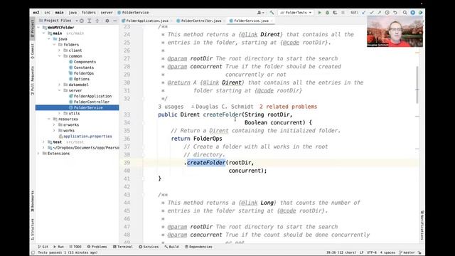 Walkthrough of the Server-side of the FolderApplication Case Study смотреть онлайн