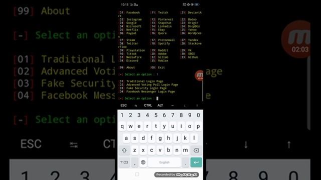 Termux open Zphisher hack💥💥💥💥💥 смотреть онлайн