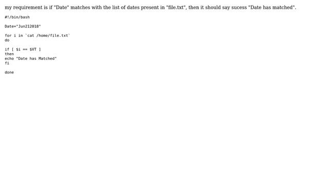 Unix & Linux: if condition not working when run from crontab смотреть онлайн