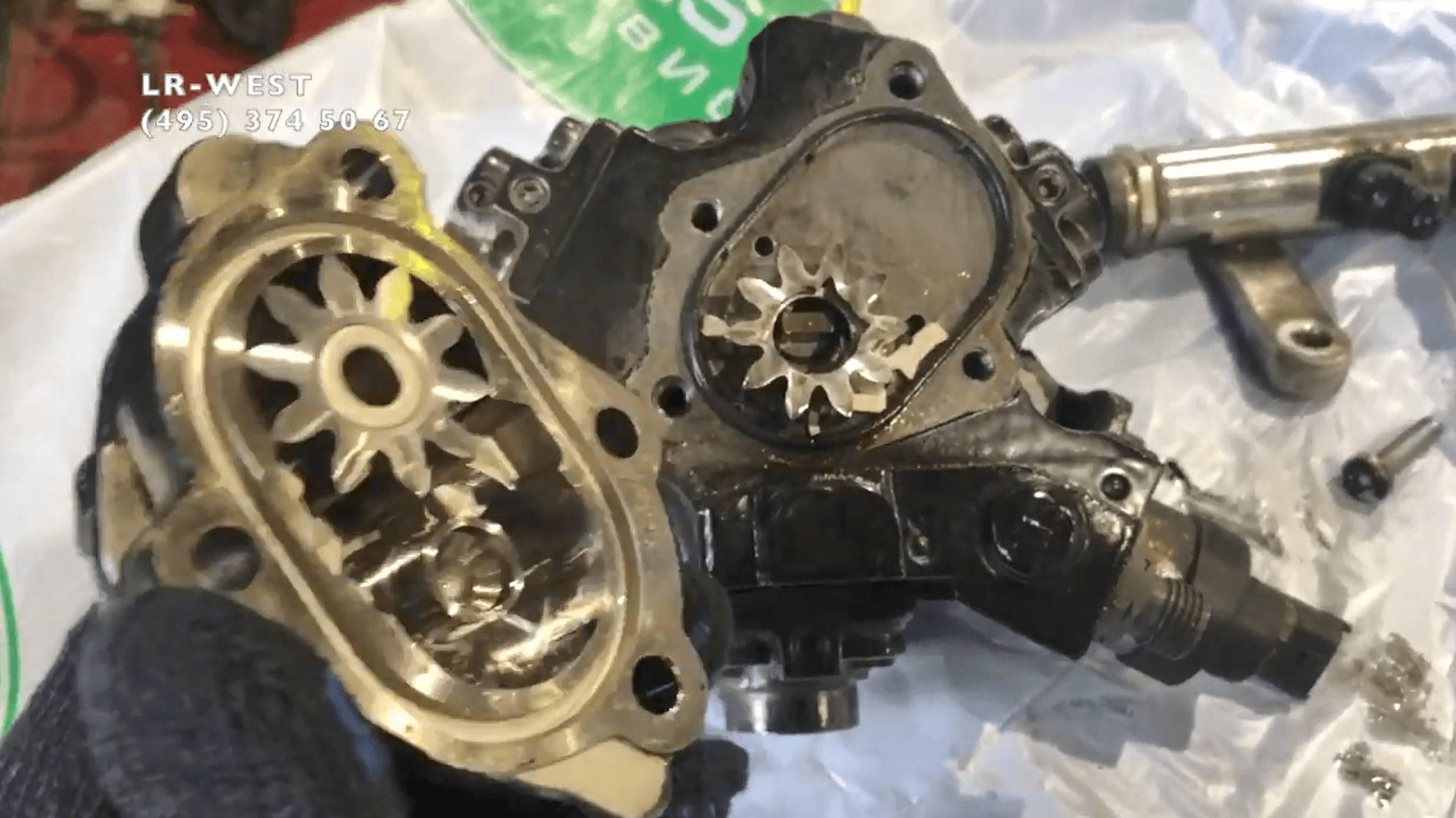 Разрушение ТНВД двигателя 2.2 TD4 на Range Rover Evoque смотреть онлайн