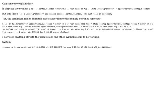 Unix & Linux: Symlinked folder cannot be opened смотреть онлайн