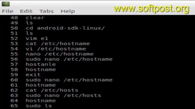 How to view history of commands in Debian смотреть онлайн