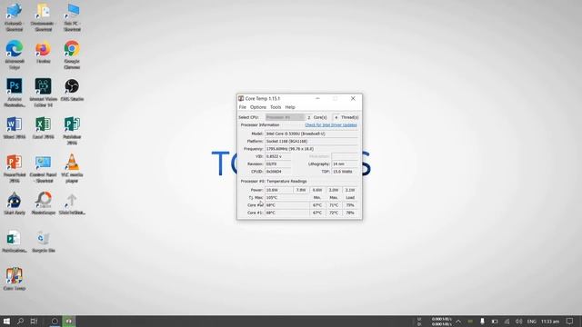 How to check computer temperature in windows10 | How to check processor temprature | In Urdu/Hindi смотреть онлайн