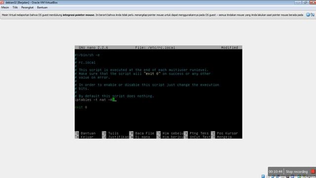 konfigurasi dhcp debian server pada VirtualBox смотреть онлайн