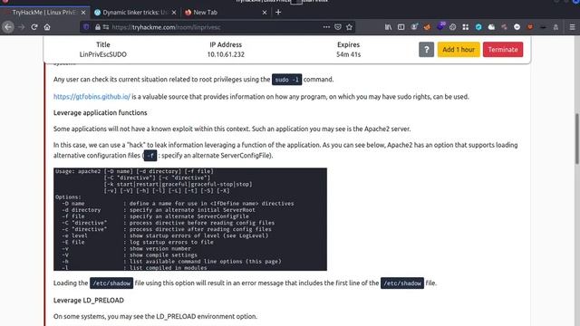 Linux Privilege Escalation | Sudo | LD-PRELOAD | Linux PrivEsc Ep-3 #TryHackMe смотреть онлайн