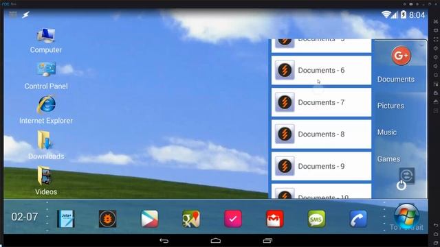 Lightning Launcher's Win7 Template смотреть онлайн