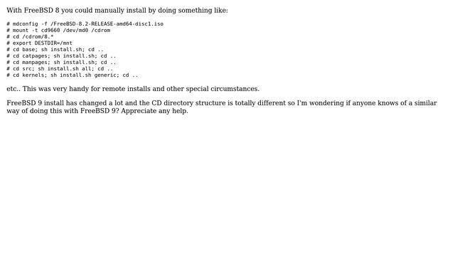 Unix & Linux: Extract files from FreeBSD 9 ISO смотреть онлайн
