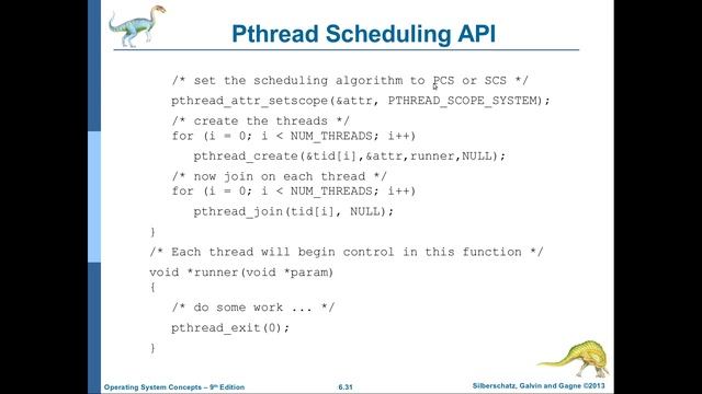 انظمة التشغيل-37: الفصل السادس (الجزء الخامس) Pthreads API programming Example смотреть онлайн