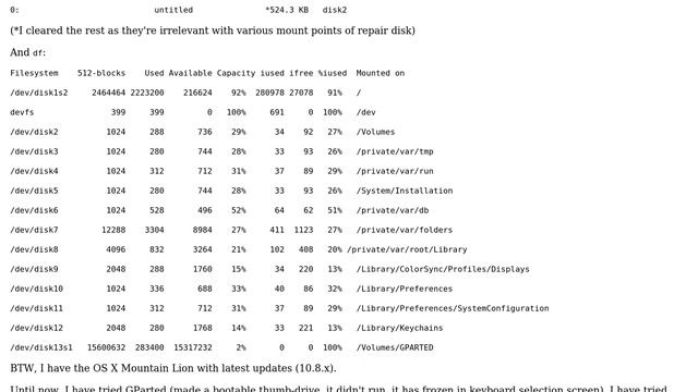 Unix & Linux: Mac OS X partition type problem (2 Solutions!!) смотреть онлайн