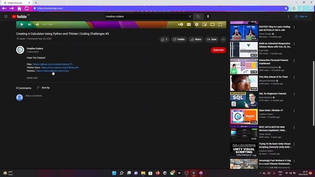 Creating A Web Browser Using C# and Winforms | Coding Challenges #4 смотреть онлайн
