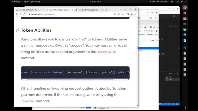 How auth over API with Laravel sanctum смотреть онлайн